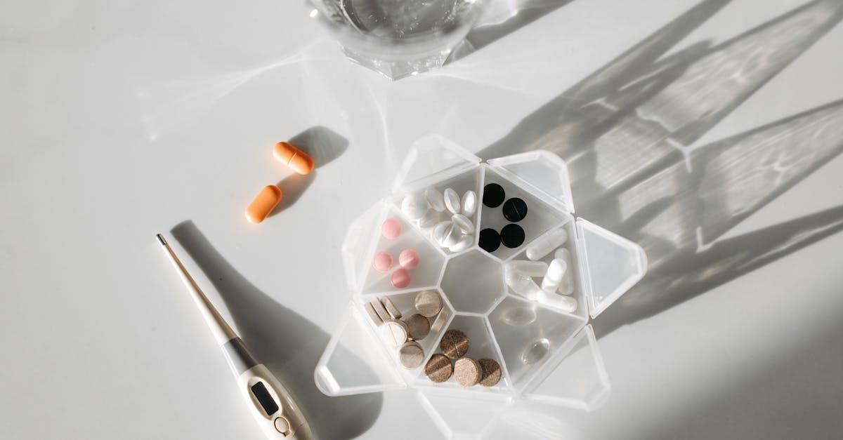 Close-up of a prescription medicine label on a box